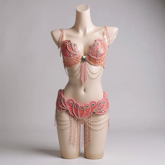 Sample Sale - Pink Daisy Mermaid Set