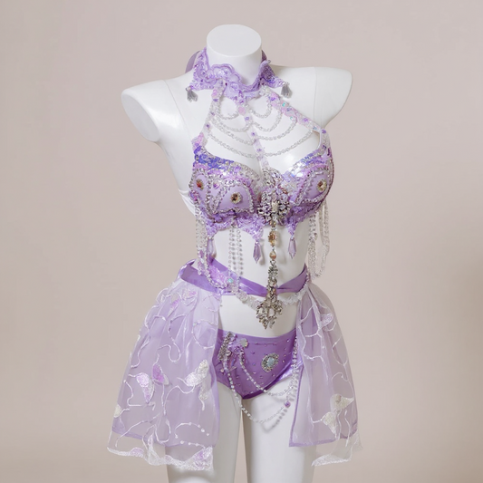 Lavender Daisy Rave Set Enchanted Meadow
