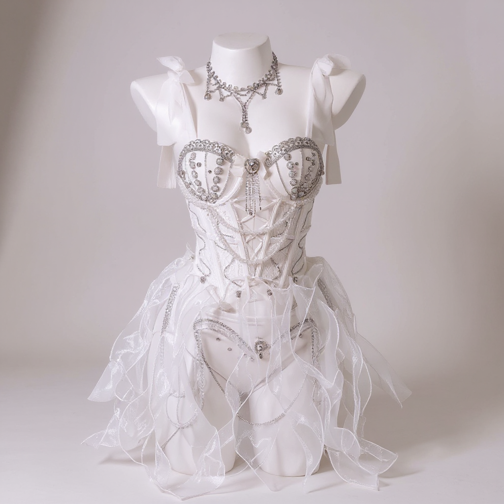 Angel’s Whisper White Daisy Rave Set