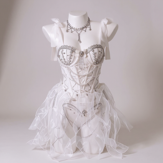 Angel’s Whisper White Daisy Rave Set