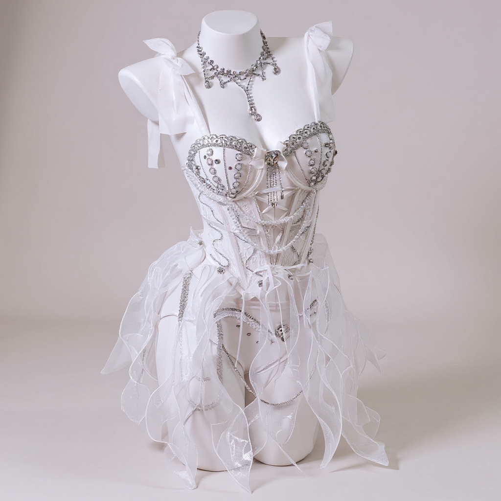 Angel’s Whisper White Daisy Rave Set