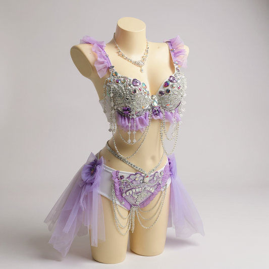 Lavender Stardust Daisy 2 Piece Set